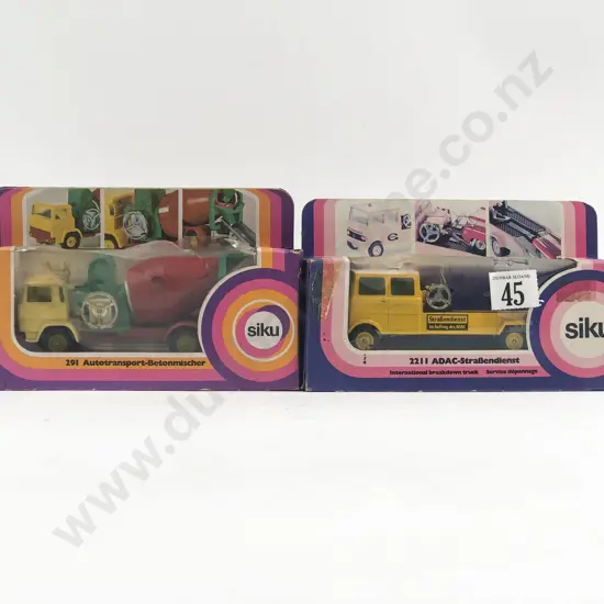 Siku Boxed 2211 & 2512 Models