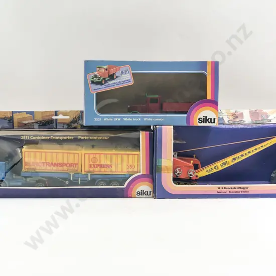 Three Various Siku Models