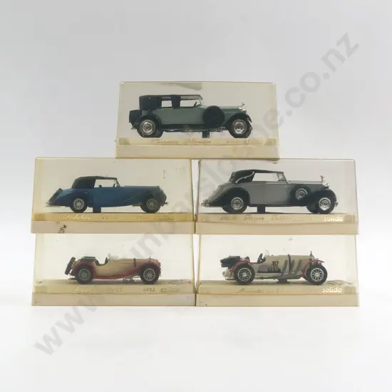 Five Solido Boxed Models