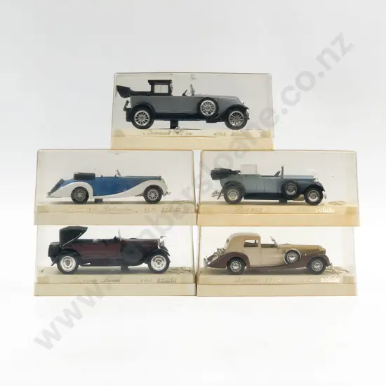 Five Solido Boxed Models