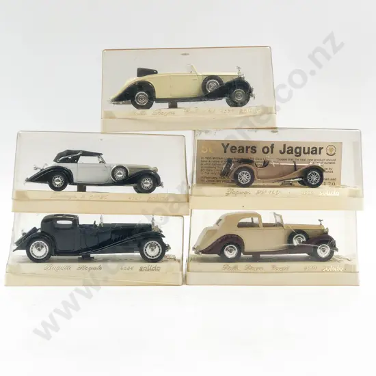 Five Solido Boxed Models