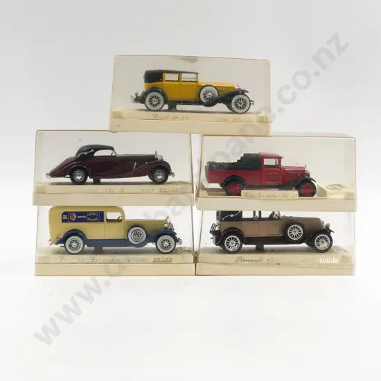Five Solido Boxed Models