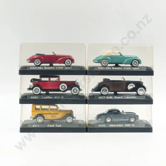 Six Solido Boxed Models