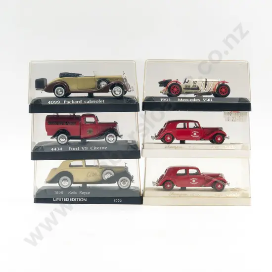 Six Solido Boxed Models