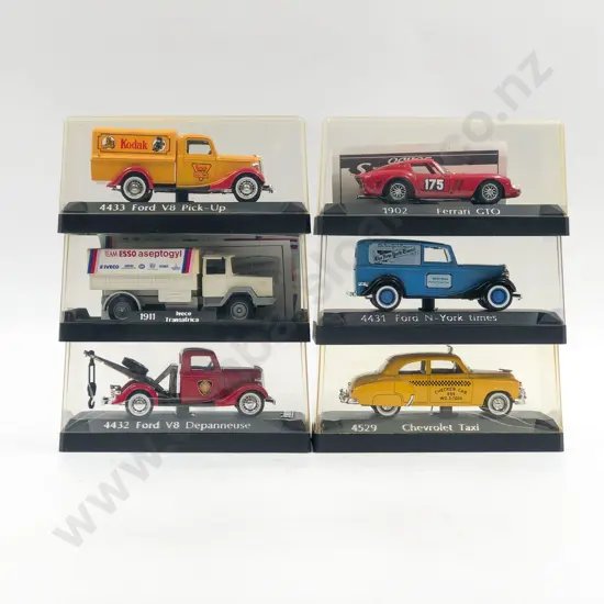 Six Solido Boxed Models