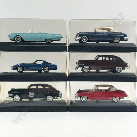 Six Solido Boxed Models