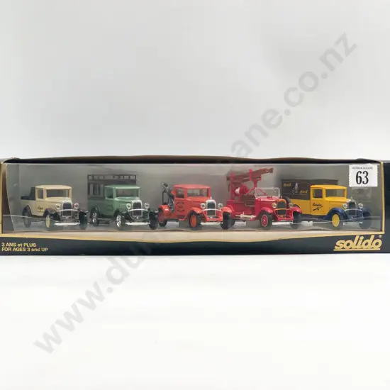 Solido Boxed Five Age D'or Models