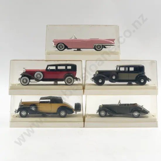 Five Solido Boxed Models