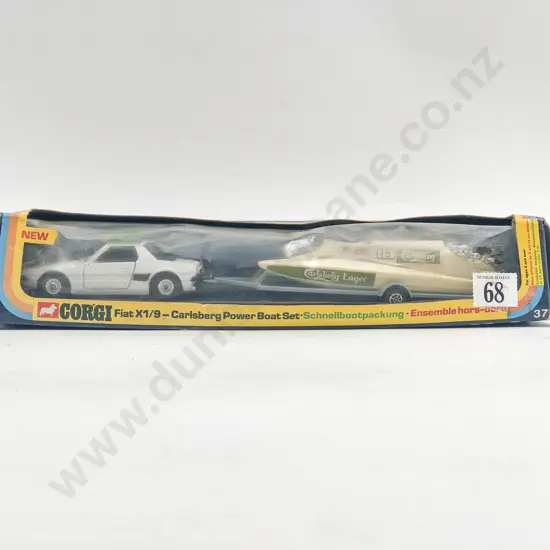 Corgi Boxed 37 FiatX1/9 - Carlsberg Powerboat Team Set