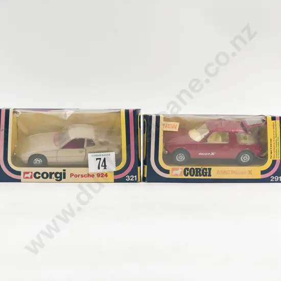 Corgi Boxed 321 Porsche 924 and 291 AMC Pacer X