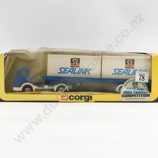 Corgi Boxed 1109 Mercedes Container Truck