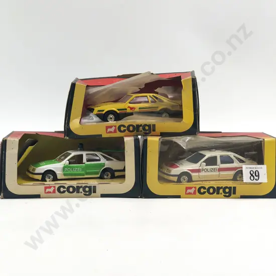 Corgi Three Boxed Models