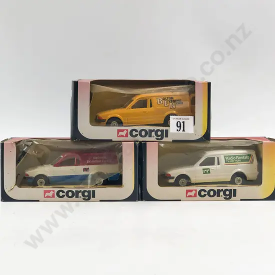 Corgi Three Boxed Models