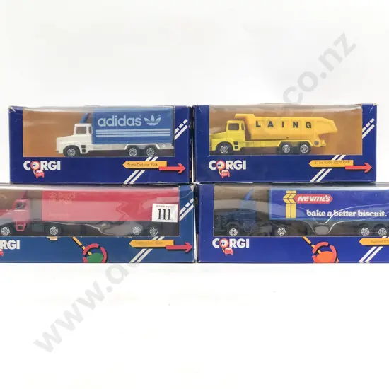 Corgi Four Boxed Truck Models