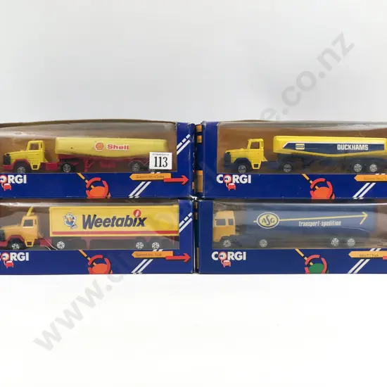 Corgi Four Boxed Truck Models