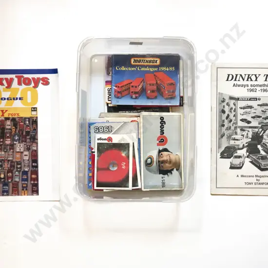 C1984 - C1993 Various Manufacture Pocket Catalogues including Matchbox