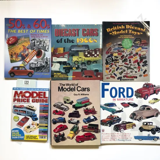 Six Diecast Reference and Price Guide Books