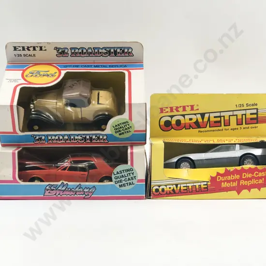 Ertl Three Boxed 1:25 Models