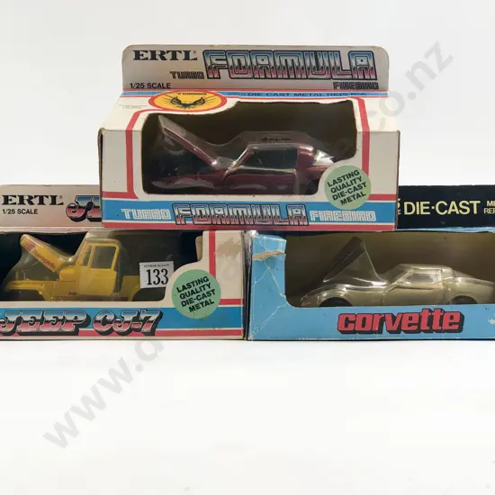 Ertl Three Boxed 1:25 Models