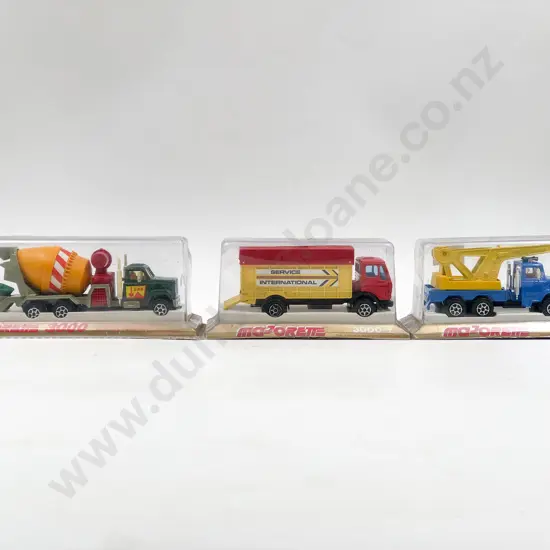 Majorette 3000 Three Boxed Models