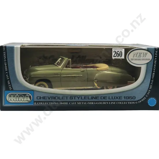 Mira Boxed New Millennium 1:18 Chevrolet Styleline de Luxe 1950