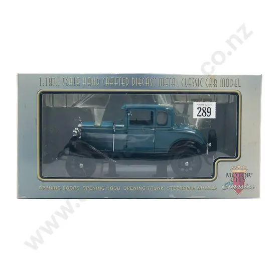 Motor City Boxed 1:18 1931 Ford Model A Coupe