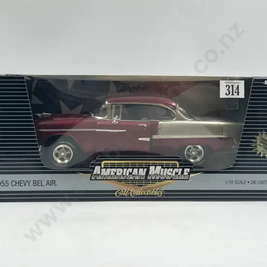 Ertl American Muscle Boxed 1:18 1955 Chevy Bel Air