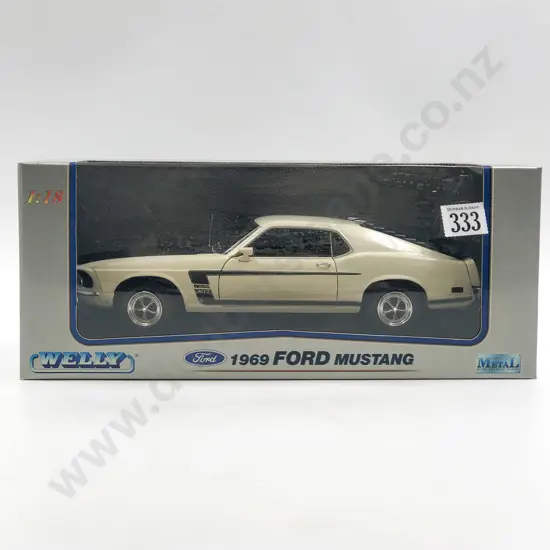 Welly Boxed 1:18 1969 Ford Mustang