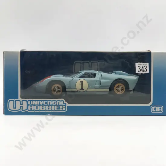 Universal Hobbies Boxed 1:18 Ford GT 40 No.1 - 2nd 24H Le Mans 1966