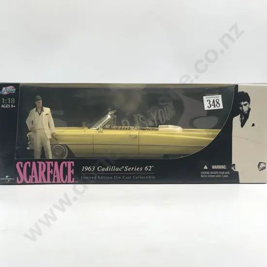 Jada Toys Boxed 1:18 "Scarface" 1963 Cadillac Series 62