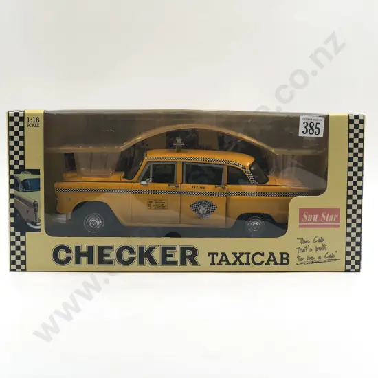 Sun Star Boxed 1:18 1981 New York Checker Taxicab