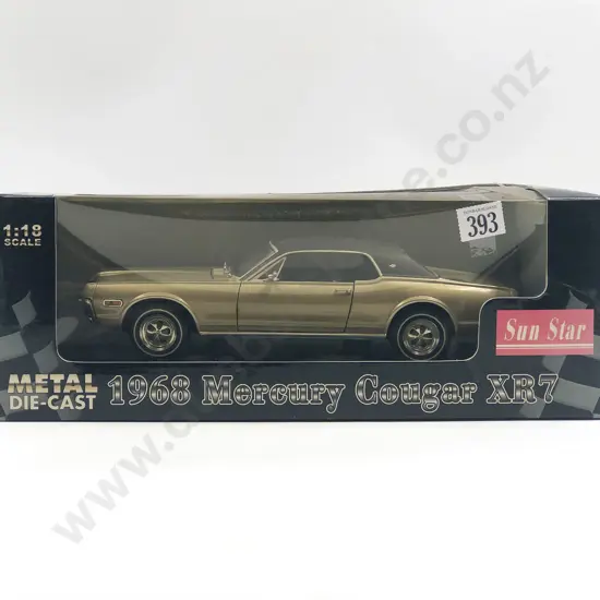 Sun Star Boxed 1:18 1968 Mercury Cougar XR7