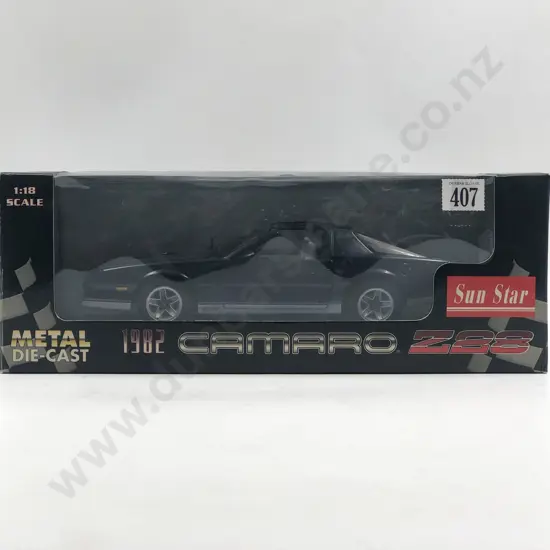 Sun Star Boxed 1:18 1982 Camaro Z28