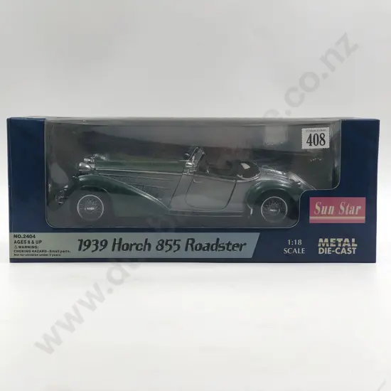 Sun Star Boxed 1:18 1939 Horch 855 Roadster