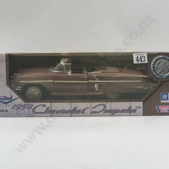 Motor Max Boxed 1:18 1958 Chevrolet Impala