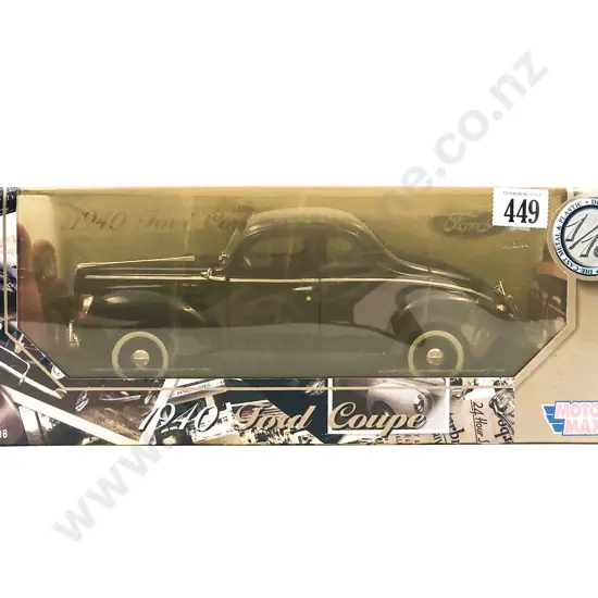 Motor Max Boxed 1:18 1940 Ford Coupe