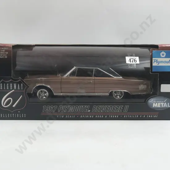 Highway 61 Boxed 1:18 1967 Plymouth Belvedere II
