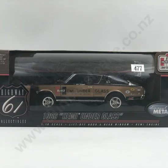 Highway 61 Boxed 1:18 1966 "Hemi Under Glass"