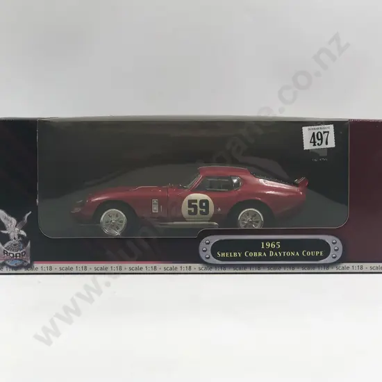 Road Signature Boxed 1:18 1965 Shelby Cobra Daytona Coupe