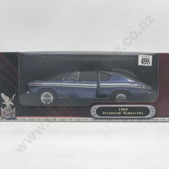 Road Signature Boxed 1:18 1969 Plymouth Barracuda