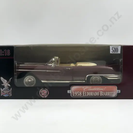 Road Signature Boxed 1:18 1958 Cadillac Eldorado Biarritz