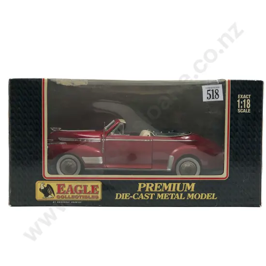 Eagle Collectables Boxed 1:18 1941 Chevrolet Deluxe Convertible