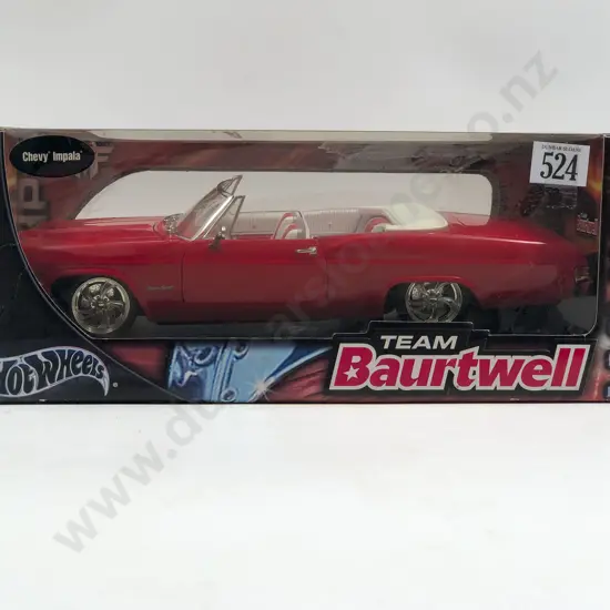 Hot Wheels Boxed 1:18 Team Baurtwell Chevy Impala