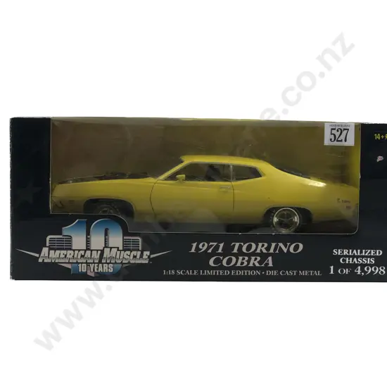 Ertl American Muscle Boxed 1:18 1971 Torino Cobra