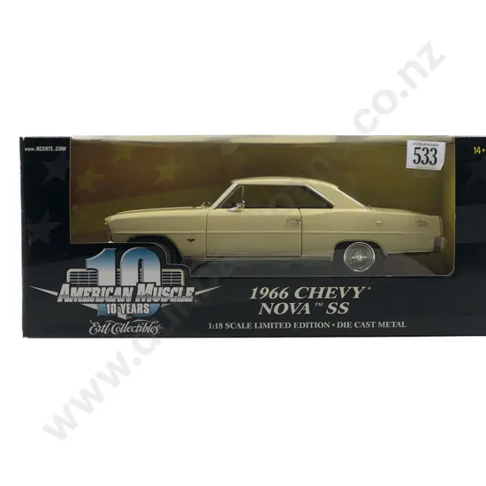 Ertl American Muscle Boxed 1:18 1966 Chevy Nova SS
