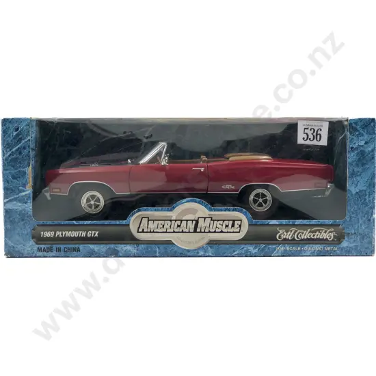 Ertl American Muscle Boxed 1:18 1969 Plymouth GTX