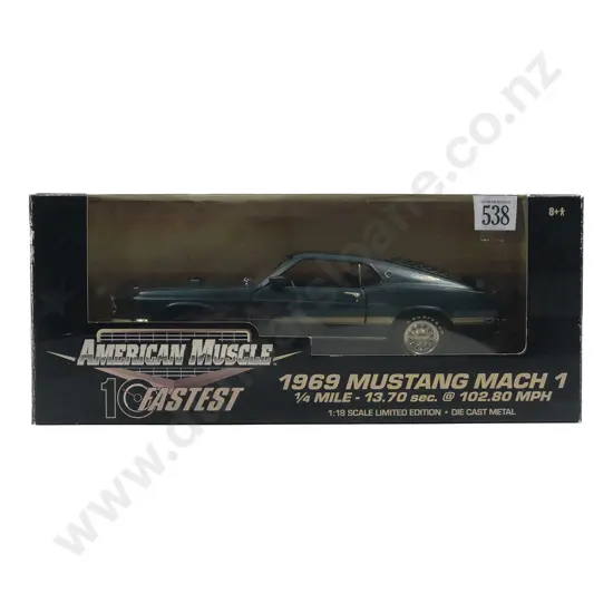 Ertl American Muscle Boxed 1:18 1969 Mustang Mach 1