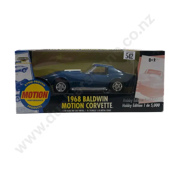 Ertl American Muscle Boxed 1:18 1968 Baldwin Motion Corvette