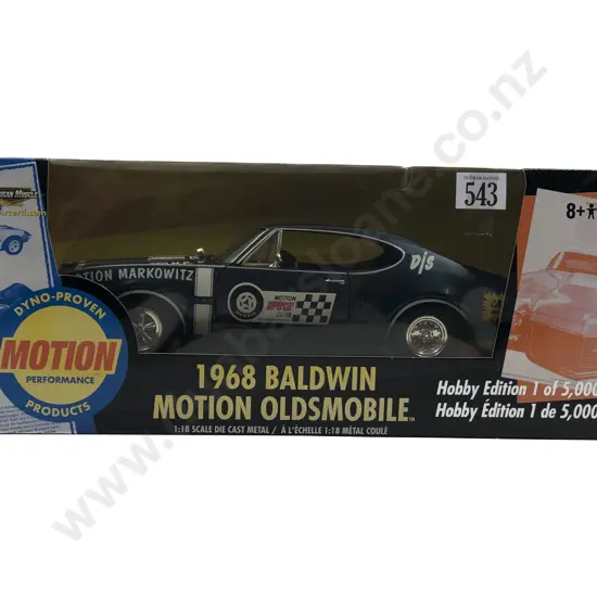 Ertl American Muscle Boxed 1:18 1968 Baldwin Motion Oldsmobile