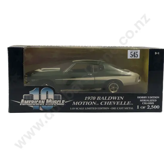 Ertl American Muscle Boxed 1:18 1970 Baldwin Motion Chevelle